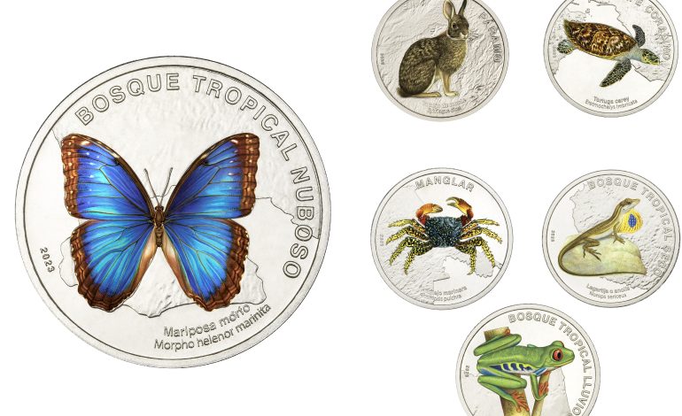 Fauna costarricense protagoniza nuevas monedas de 50 colones