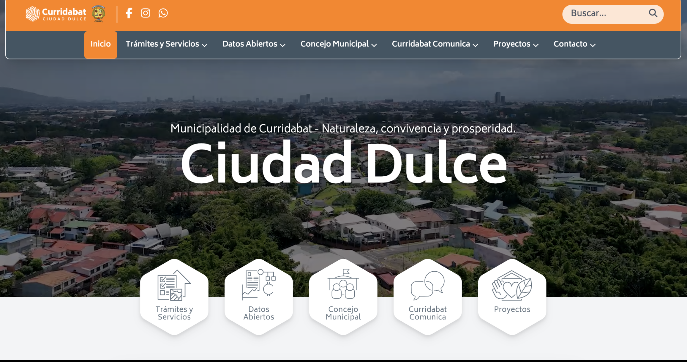 Municipalidad de Curridabat actualizó su sitio web institucional