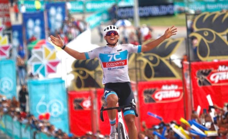 Sebastián Calderón gana la segunda etapa de la Vuelta a Guatemala