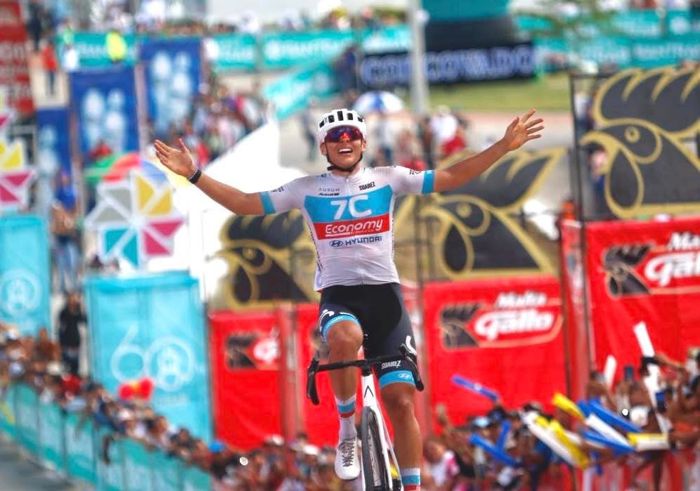 Sebastián Calderón gana la segunda etapa de la Vuelta a Guatemala
