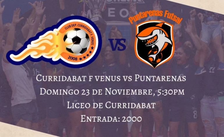 Curridabat F Venus ya tiene rival para los cuartos de final de la Copa de las Campeonas