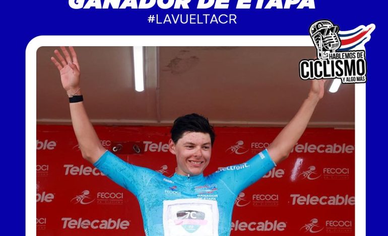 Curridabatense gana la sexta etapa de la Vuelta Internacional a Costa Rica