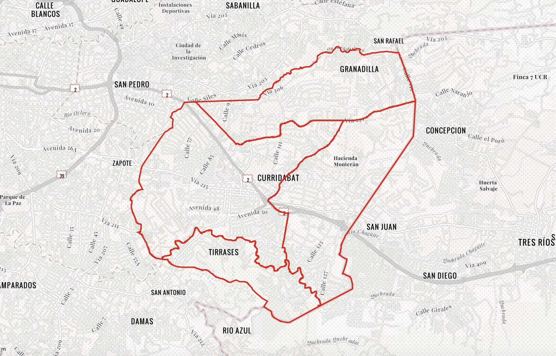 Modificación del Plan Regulador de Curridabat a la espera de aprobación del INVU