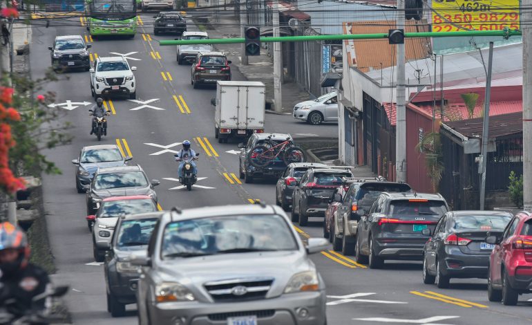 Carril reversible en Curridabat entrará en operación el 15 de diciembre