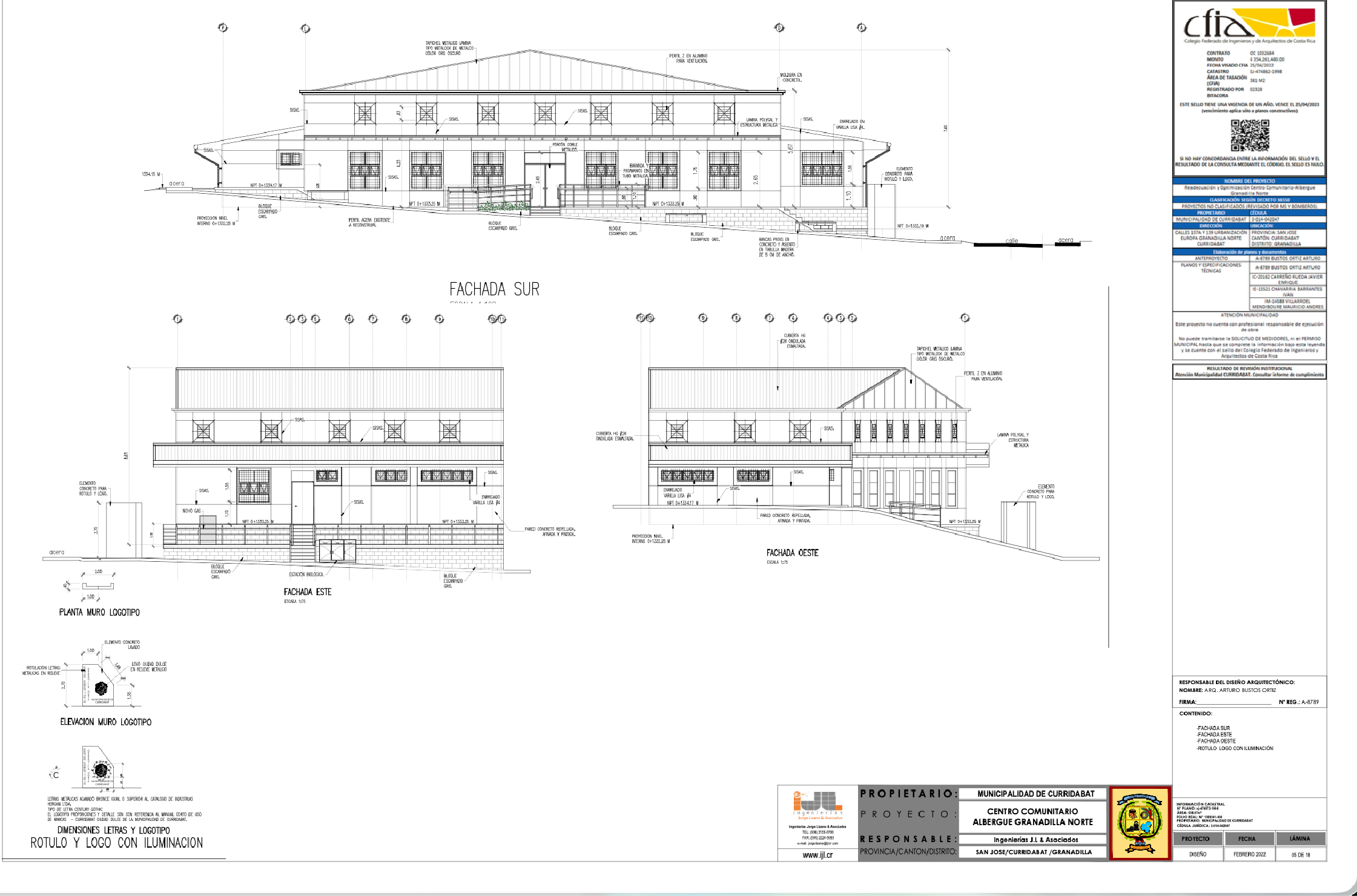 Conozca más acerca del Centro Comunitario y Albergue que se construirá en Granadilla Norte