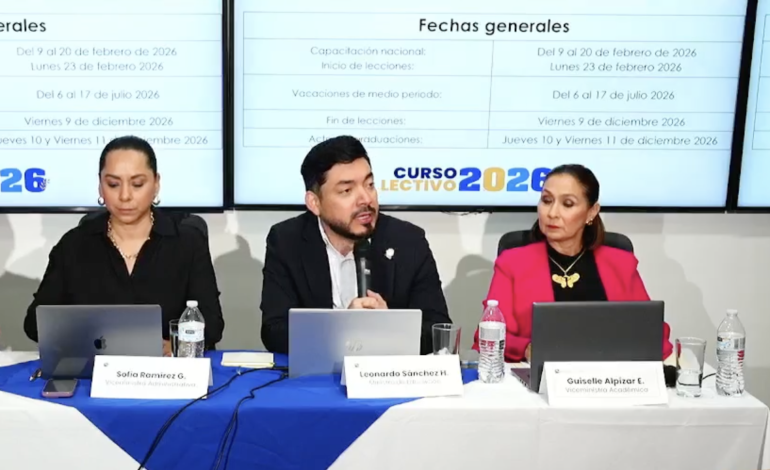 Conozca el calendario educativo del MEP para 2026